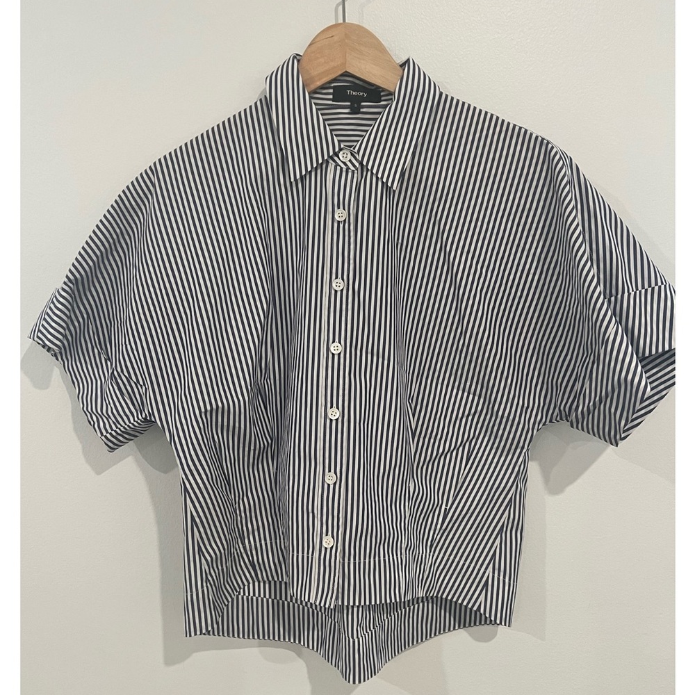 Short Sleeved Theory Button Down